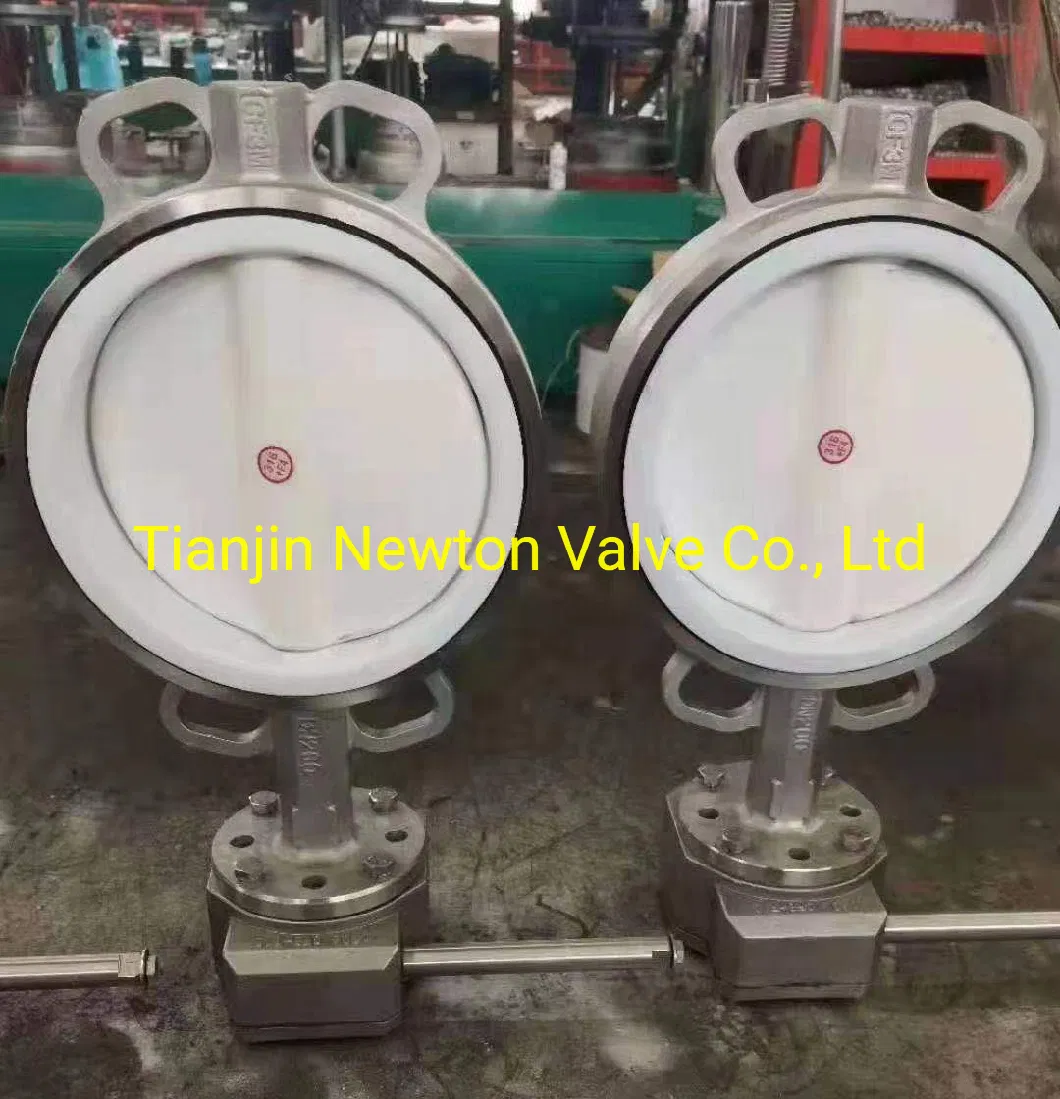 Saf2205 Saf2507 1.4529 1.4469 1.4462 1.4408 CF3 CF3m F53 F55 Ss Duplex Stainless Steel Wafer Butterfly Valve From Tianjin Valve Factory