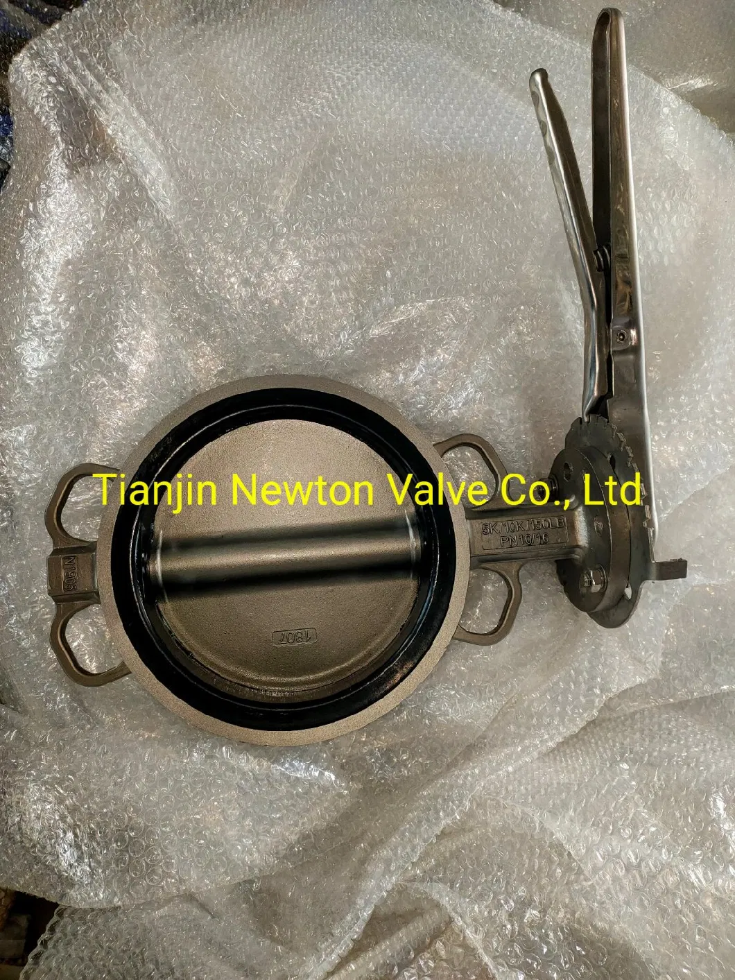 Saf2205 Saf2507 1.4529 1.4469 1.4462 1.4408 CF3 CF3m F53 F55 Ss Duplex Stainless Steel Wafer Butterfly Valve From Tianjin Valve Factory