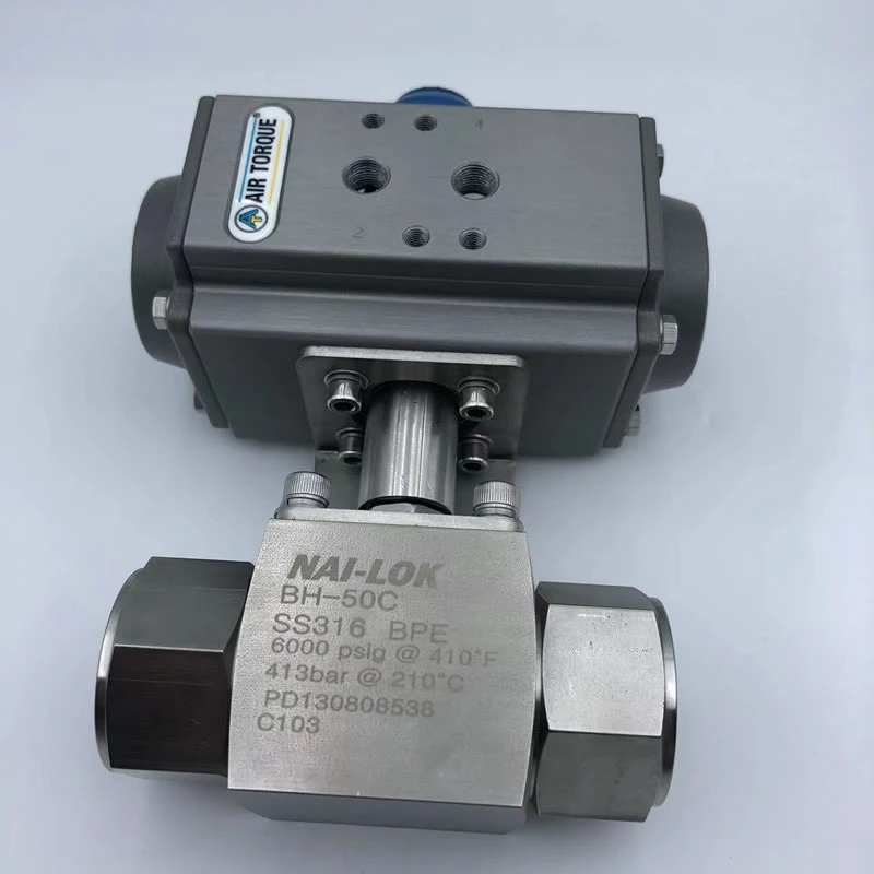 Nai-Lok High Pressure Special Alloy 904L Split Body Stainless Steel Full Bore Flanged 3 PCS Floating Ball Valve