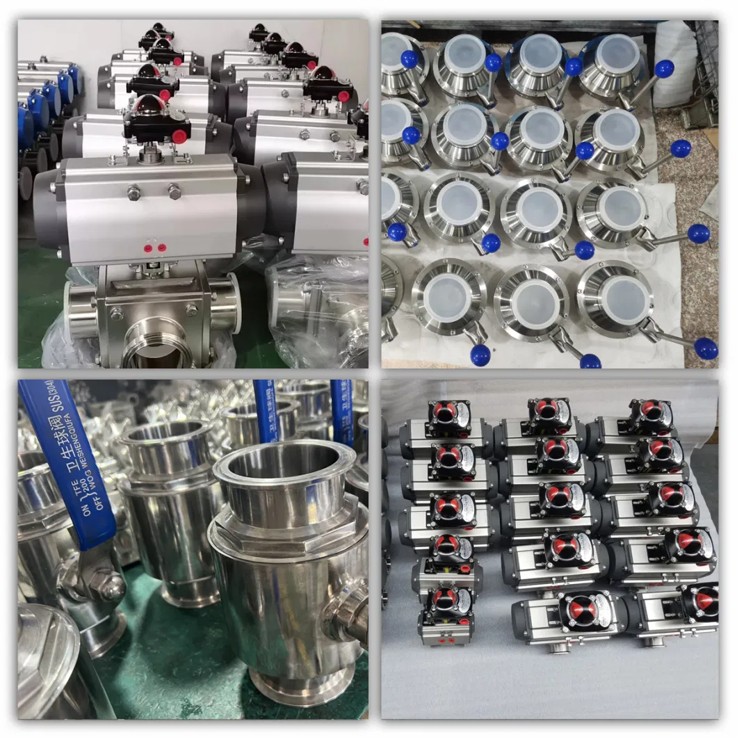 Stainless Steel Hygienic High Pressure Sanitary 3pieces Encapsulated Ball Valve (JN-BLV2009)