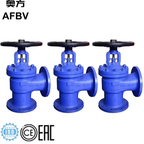 Robust Industrial Angle Valve for Heavy